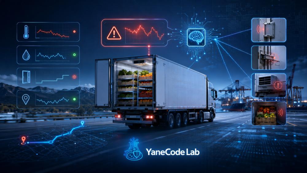 Edge AI and Causal Attribution for Cold-Chain Integrity in Agri-Food Export Corridors