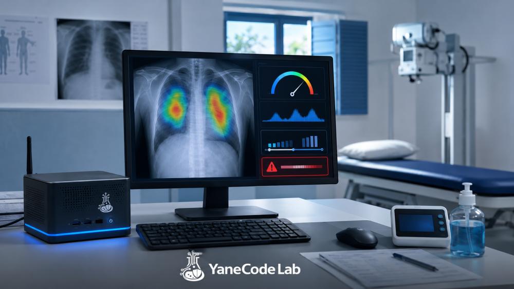 Uncertainty-Aware Edge AI for Chest Radiograph Screening in Primary Care Settings