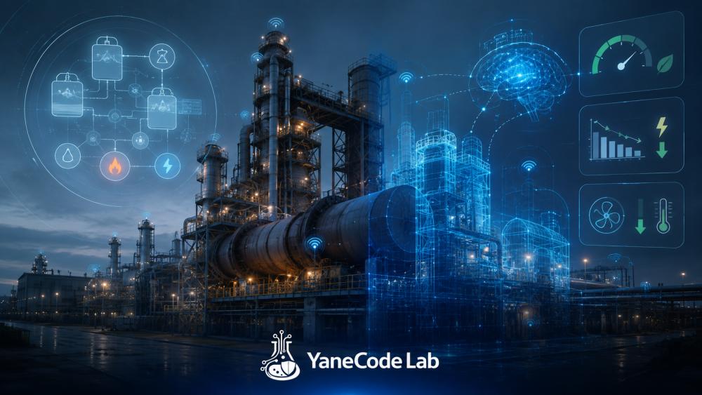 Hybrid Physics-Data Models for Energy Efficiency Optimization in Heavy Process Industries