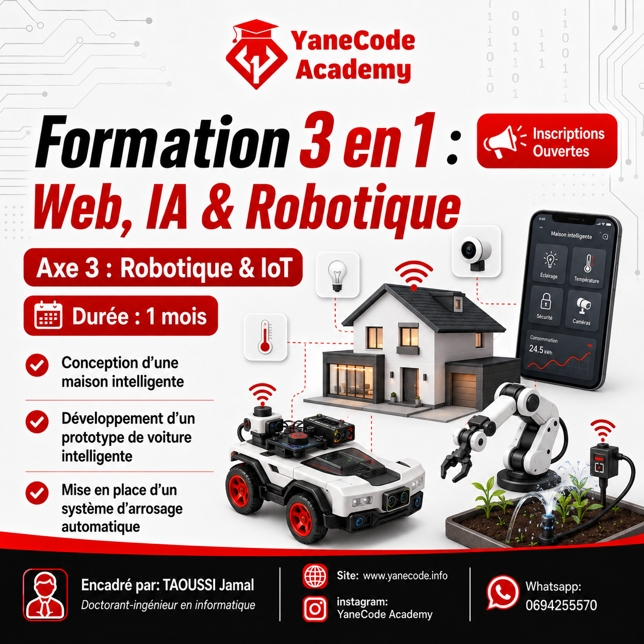 Partie robotique et IoT